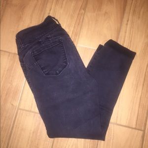Booty shaping black skinny jeans